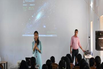 St.antonys h s kannoth ISRO Space reachout program -Interaction Ms.Aziya Nizin scientist