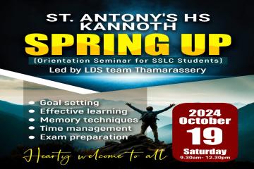 St.antonys h s lannoth- spring up orientation program 